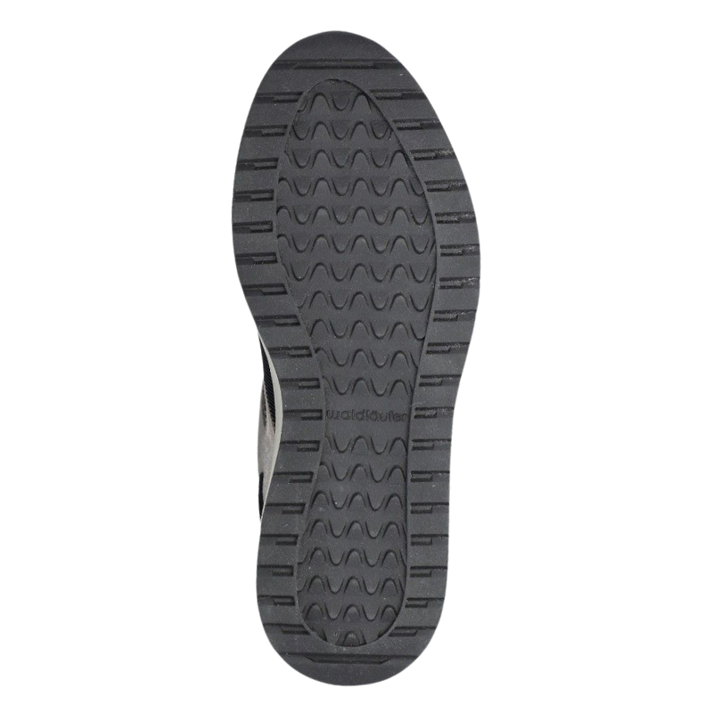 Velour Nubuk-Schuhe 'Jenna' in Schwarz