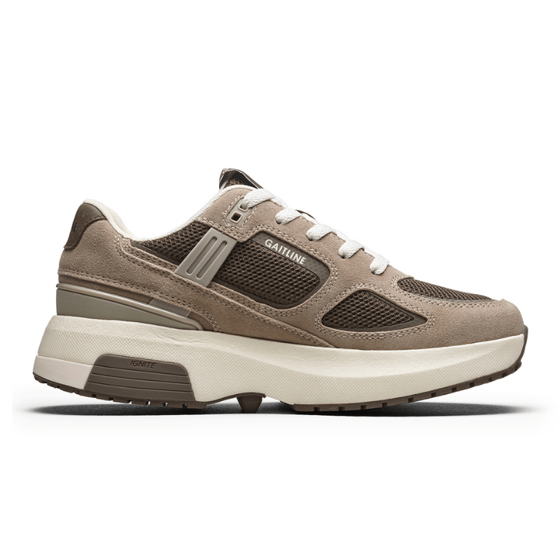 Gaitline Nova Lite damesneaker - Brun - Seniorshop