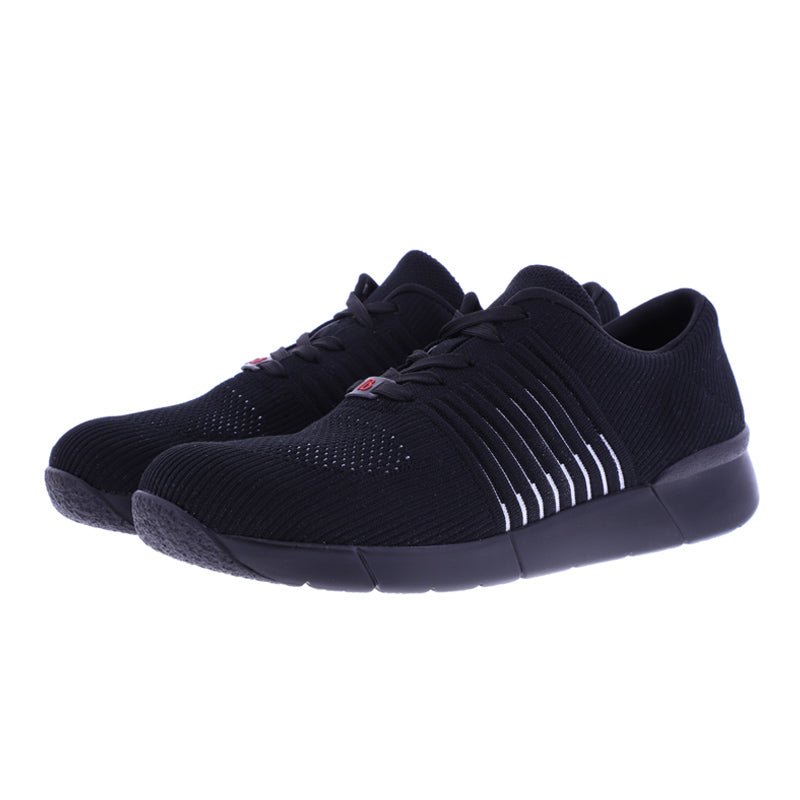 Berkemann herresneaker i strik - Sort - Seniorshop
