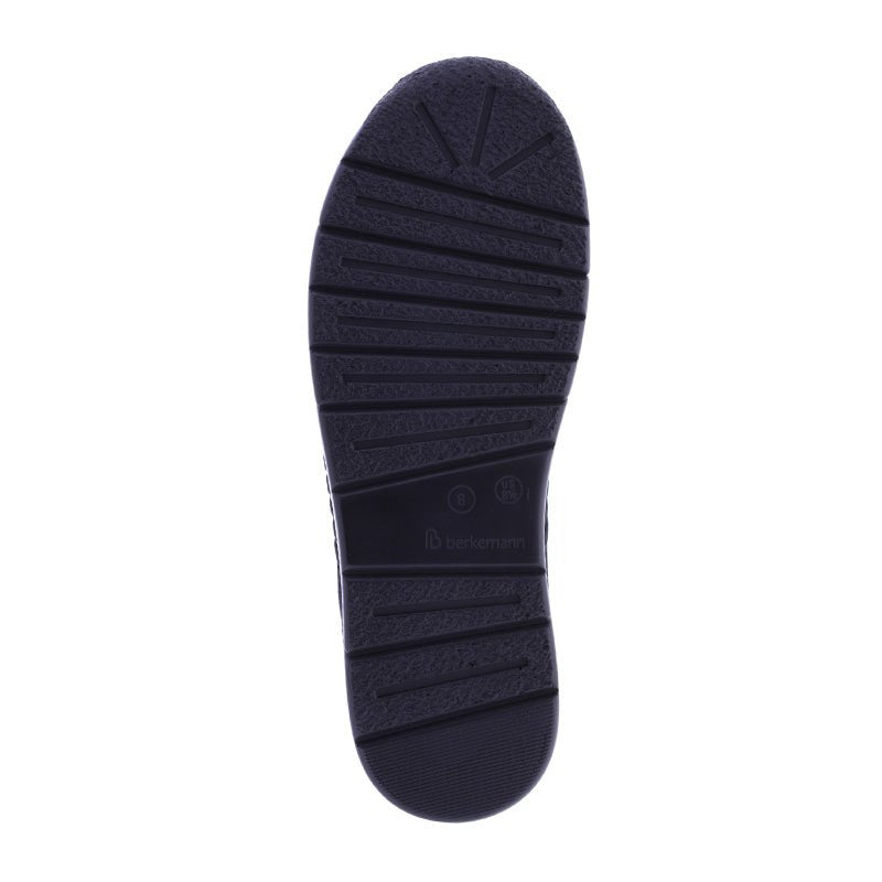 Berkemann herresneaker i strik - Sort - Seniorshop