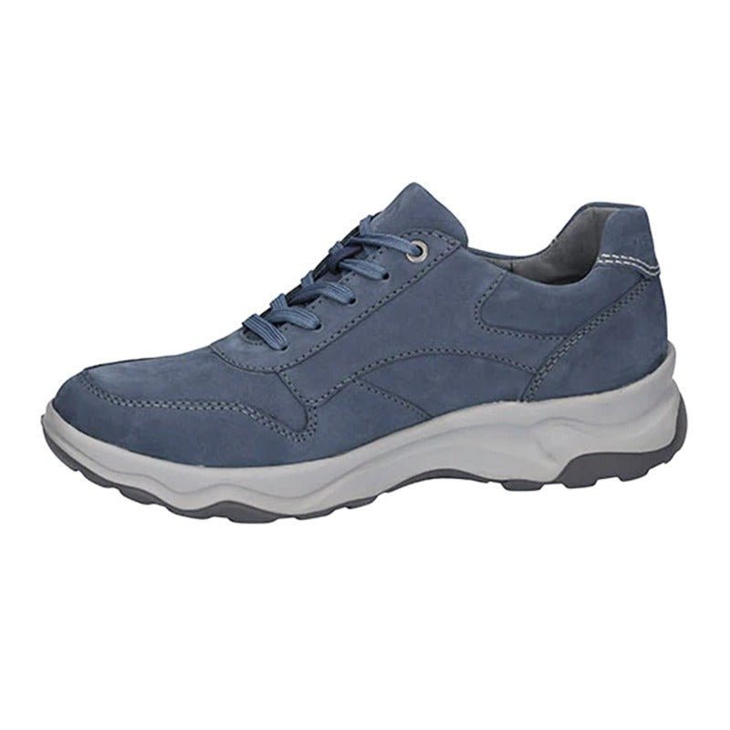 Waldläufer herresneaker - Støvet blå - Seniorshop