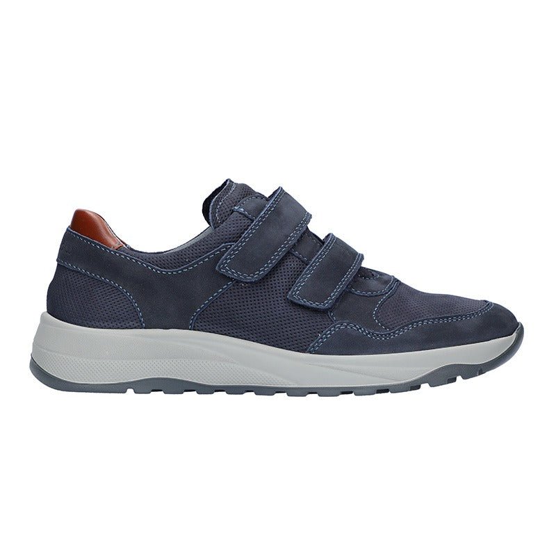 Waldläufer herresneaker - Støvet blå - Seniorshop