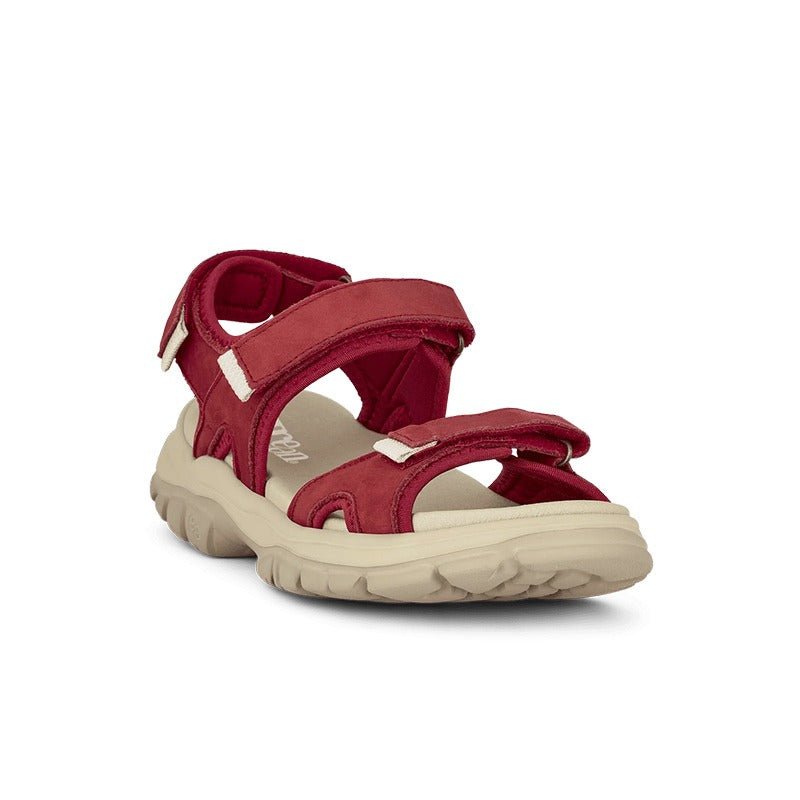 Green Comfort trekking damesandal - Rød - Seniorshop