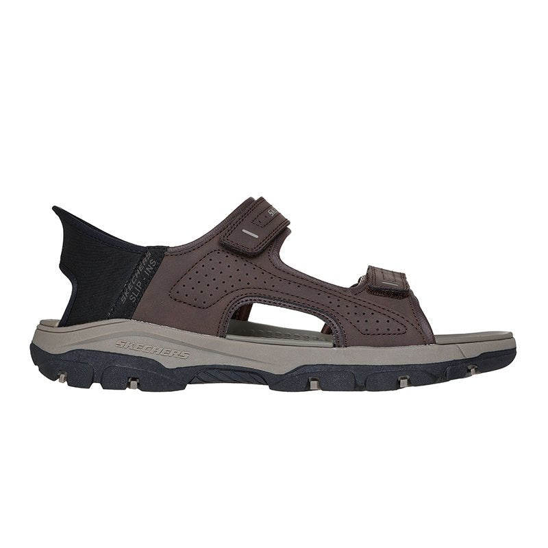 Skechers slip - in herresandal - Brun