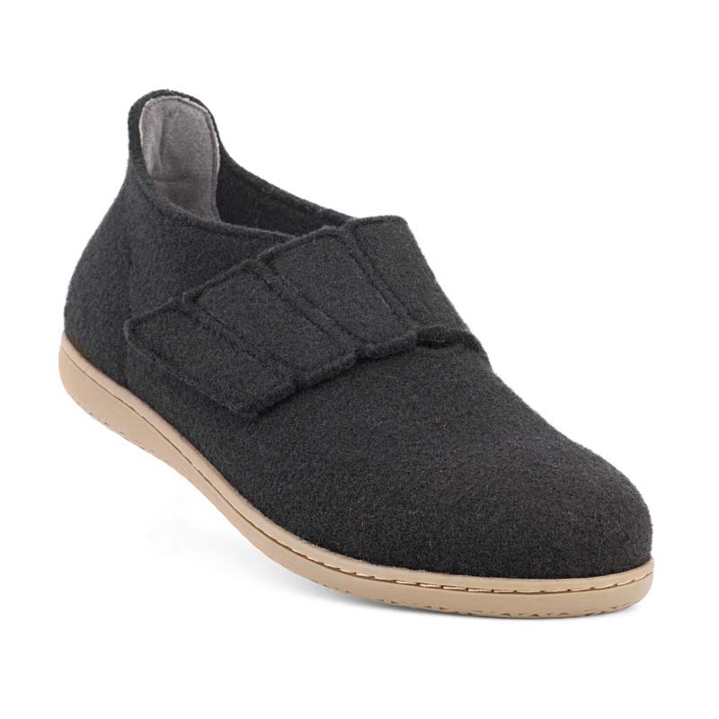 New Feet damehjemmesko - Sort - Seniorshop