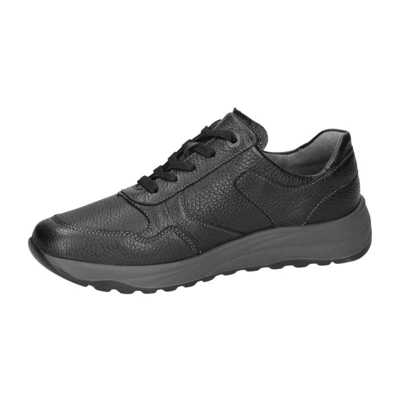 Waldläufer bred herresneaker - Sort