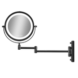 Væghængt makeup - spejl - Sort