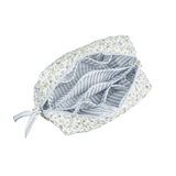 Stor toilettaske i quilt - Blomstret