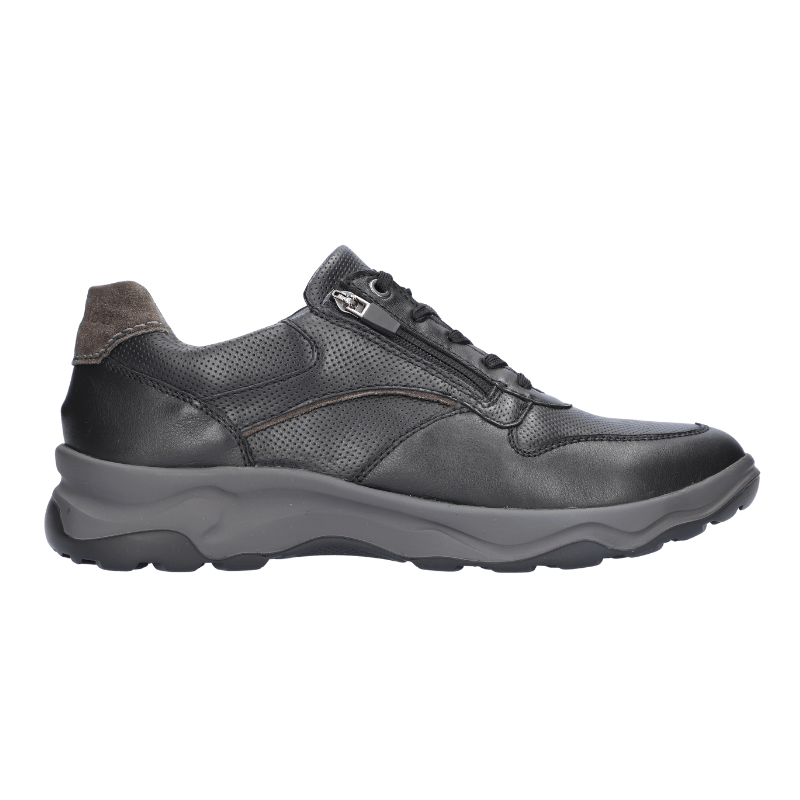 Waldläufer herresneaker - Sort læder