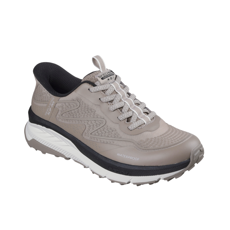 Skechers wasserdichter slip-in Damen-Sneaker – Taupe