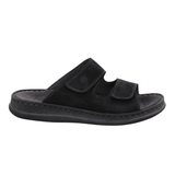 Rohde herreslipper med velcro - Sort