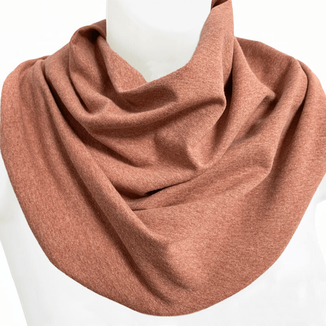 Honni tørklæde / Hagesmæk - Terracotta