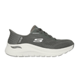 Skechers vandtæt slip - in damesneaker - Oliven