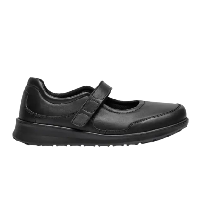 New Feet ballerina med velcro - Sort