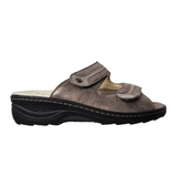 Fidelio dameslipper - Mørk sand - Seniorshop