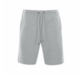 Knælange shorts med elastik - Grå