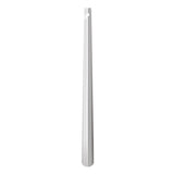 Langt skohorn i blankt metal - 80 cm - Seniorshop