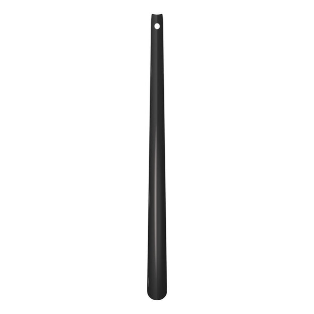 Langt sort skohorn - 80 cm - Seniorshop