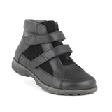 New Feet damestøvle med velcro - Sort - Seniorshop
