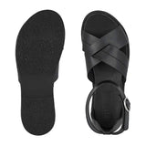 Green Comfort pæn damesandal - Sort - Seniorshop