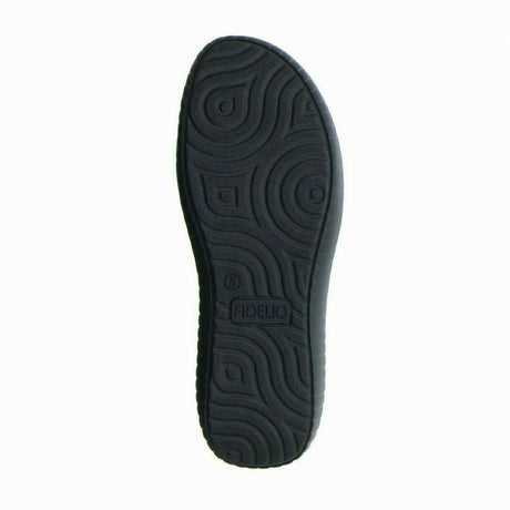 Fidelio damesandal - Mørkegrå - Seniorshop