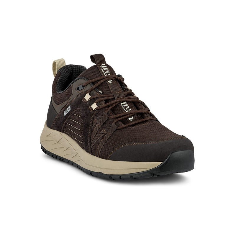 Green Comfort outdoor herresko - Brun - Seniorshop