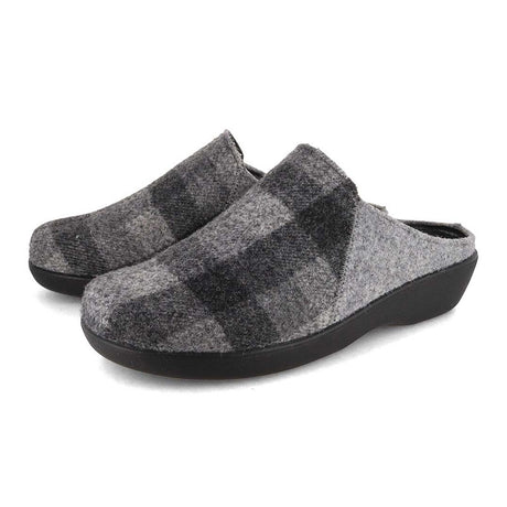Berkemann dameslipper - Gråternet - Seniorshop