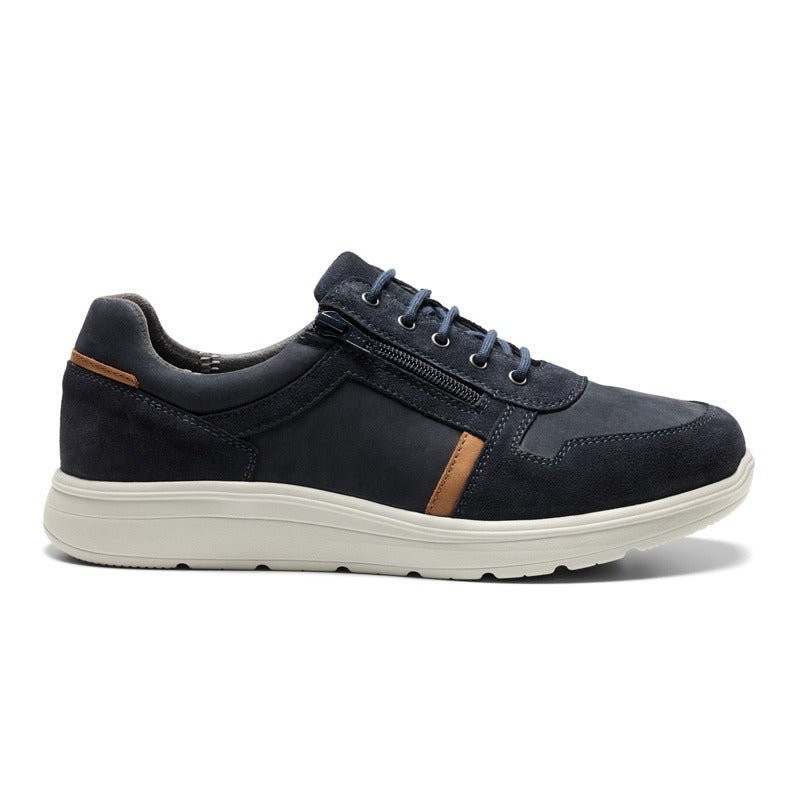 New Feet herresko - Blå/brun - Seniorshop