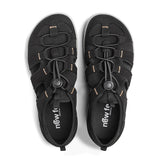 New Feet sporty damesandal - Sort - Seniorshop