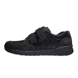 Berkemann herresko med velcro - Sort - Seniorshop