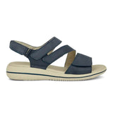 Green Comfort damesandal - Blå - Seniorshop