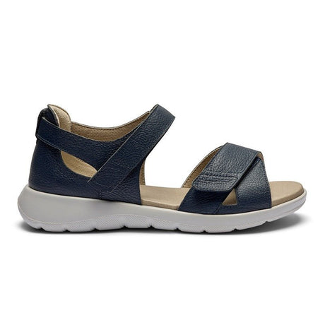 New Feetdamesandal - Mørkeblå - Seniorshop