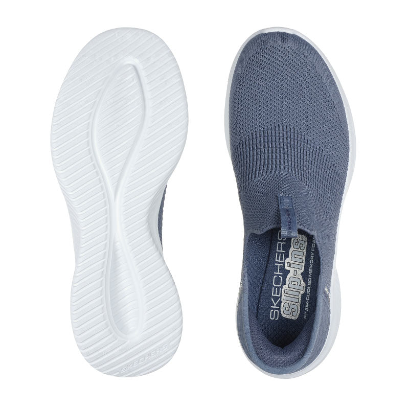 Skechers slip - in damesneaker - Blå - Seniorshop