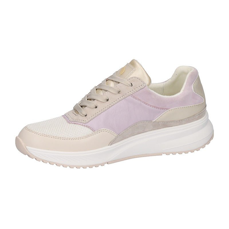 Waldläufer damesneaker - Beige/lavendel - Seniorshop