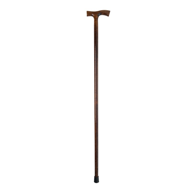 Stok i træ med lige håndtag - Seniorshop