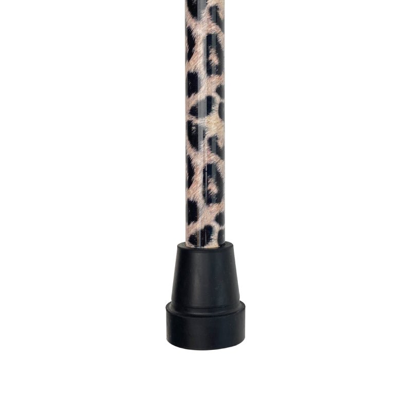 Sammenklappelig stok - Leopardmønster - Seniorshop