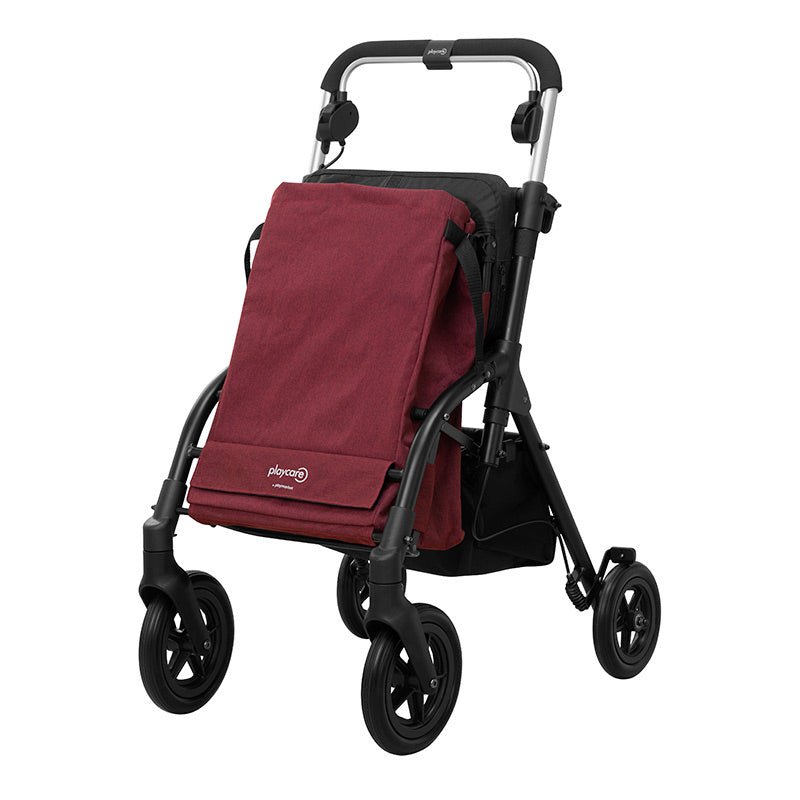 R05 indkøbsvogn med sæde - Bordeaux - Seniorshop