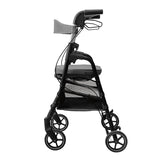 W4 rollator / indkøbsvogn - Bordeaux - Seniorshop