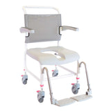 Let badestol / Toiletstol på hjul - Seniorshop