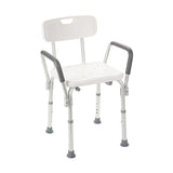 Badestol med ryg - og armlæn - Seniorshop