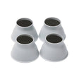 Møbelforhøjer i plast, 9 cm - 4 stk. - Seniorshop