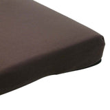 Skråpude med velourbetræk - 5 cm - Seniorshop