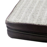 Siddepude med sort betræk - 45x43x5cm - Seniorshop