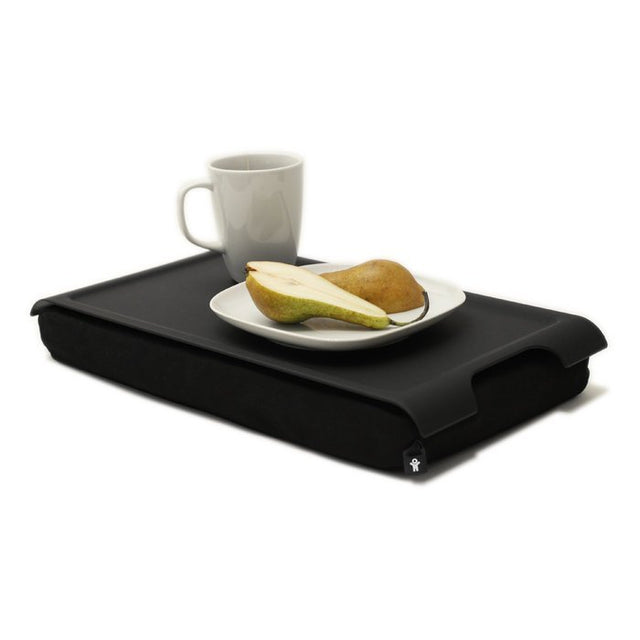 Bakke med pude 43x23 cm - Sort - Seniorshop