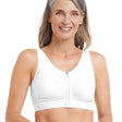 Hvid postoperativ BH - Emilia - Seniorshop