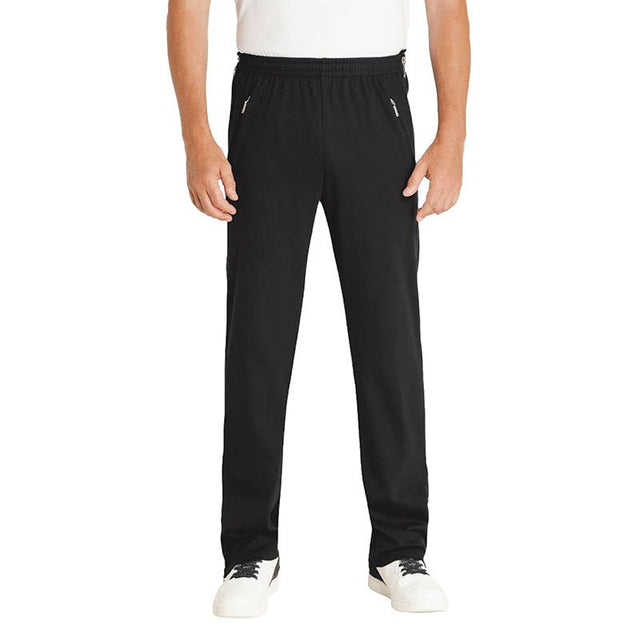 Joggingbukser med lynlås - Sorte - Seniorshop